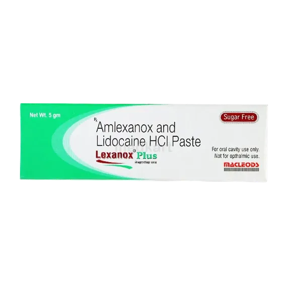 lexanox plus paste 5 gm